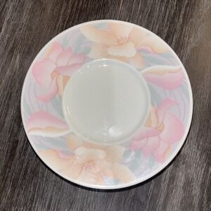 Vintage‎ 1990 China Pearl SARA Saucer 9030 Retired Pattern 6.25" Set Of 4
